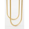 Donau Bloempot op Standaard - Set van 2 - Metaal - H45 x Ø23 cm - Lichtgeel, Goud - Afbeelding 4