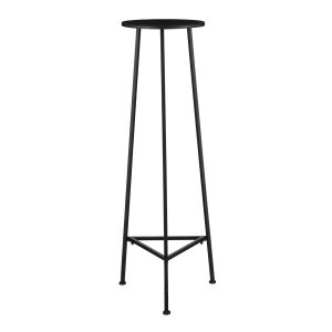 Adine Plantentafel - H120 x Ø35 cm - Metaal - Zwart