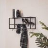 Kapstok - Planken - Metaal - Zwart - 73x21x29,5cm - Afbeelding 4