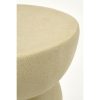Screw Bijzettafel - L29 x B29 x H41 cm - Keramiek - Beige - Afbeelding 2