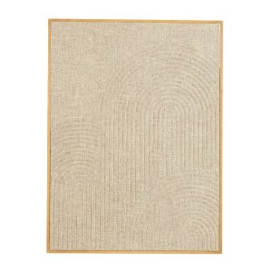 Mista Wanddecoratie - L60 x B3 x H80 cm - 100% FSC - Mdf - Bruin