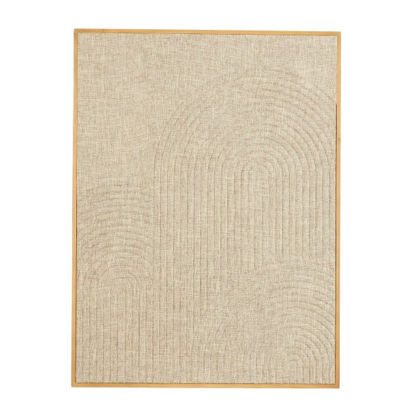 Mista Wanddecoratie - L60 x B3 x H80 cm - 100% FSC - Mdf - Bruin