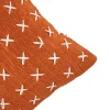 De Zillion Kiss kussenhoes - Terracotta wit - Afbeelding 6
