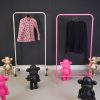 Clothrack - Metaal - roze - 80x40x150cm - Afbeelding 2