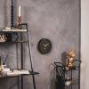 Wandklok - Metaal/Glas - Zwart - 25x4,2x25cm - Afbeelding 5
