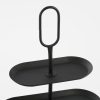 Rama Etagere 3 Laags - L48 x B20 x H55 cm - Metaal - Zwart - Afbeelding 2