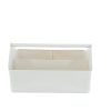 Opbergdoos - Organisator - Metaal - Wit - 30x17x17cm - Afbeelding 2