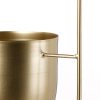 Dexter Bloempot Hangend - L24 x B14 x H83 cm - Goud - Afbeelding 3