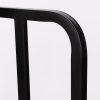Celo Loungebank - L122 x B83 x H78 cm - Metaal - Zwart - Afbeelding 2