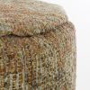 Poef - H37 x Ø55 cm - Jute - Multikleur - Afbeelding 2
