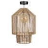Elsa Hanglamp - H49 x Ø35 cm - Jute - Lichtbruin - Afbeelding 2