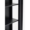 Clifton Wandkast - L38 x B15 x H74 cm - Metaal - Zwart - Afbeelding 4