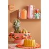 Melika Decoratie Schaal - H16 x Ø39 cm - Keramiek - Roze - Afbeelding 7