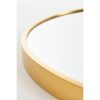 Rossi Wandspiegel - H3 x Ø60 cm - Metaal - Goud - Afbeelding 3