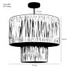 Elisa Hanglamp - H30 x Ø35 cm - Raffia - Lichtbruin - Afbeelding 5