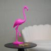 Ornament - Flamingo - Polyresin - Roze - 16,5x10x39cm - Afbeelding 3