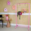 Clothrack - Metaal - roze - 80x40x150cm - Afbeelding 3