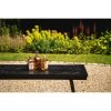 De Herringbone Hoge Tafel - Zwart - 140 cm - Afbeelding 2
