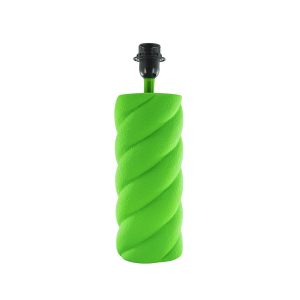 Tafellamp - Keramiek - Neon Green - E27- 12x12x28cm
