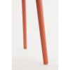 Nebraska Tuinstoel - L56 x B57 x H80 cm - Polypropyleen - Zalm - Afbeelding 5