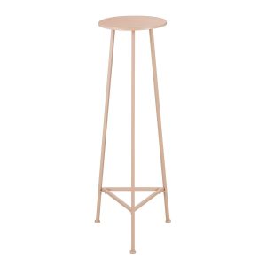 Adine Plantentafel - H120 x Ø35 cm - Metaal - Lichtroze