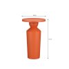 Feroza Bijzettafel - H51 x Ø30 cm - Metaal - Oranje - Afbeelding 7