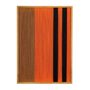 Kuba Wanddecoratie - L50 x B3 x H70 cm - FSC 100% - Katoen - Oranje