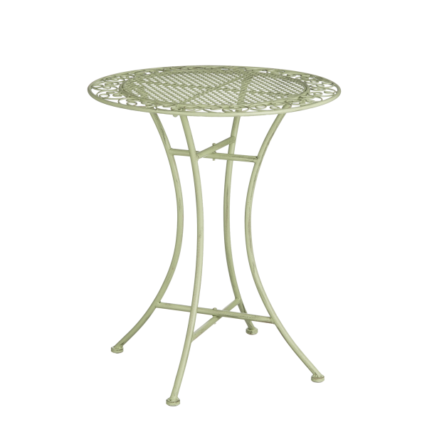 Provence Bistrotafel voor Buiten - H70 x Ø60 cm - Lichtgroen