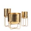 De koperplanter op stand - messing - xl - Afbeelding 7