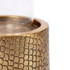 De Croco Kaarsenhouder met Glas - Messing - M - Afbeelding 3
