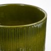 Thiago Bloempot - H23 x Ø26 cm - Terracotta - Donkergroen - Afbeelding 2