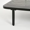 Celo Loungetafel - L80 x B80 x H23 cm - Metaal - Zwart - Afbeelding 3