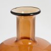 Regal Fles Vaas - H30 x Ø16 cm - Glas - Bruin - Afbeelding 2