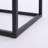 Oskar Plantentafel - L30 x B30 x H62 cm - Hout, Metaal - Zwart - Afbeelding 3