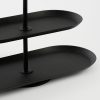 Rama Etagere 3 Laags - L48 x B20 x H55 cm - Metaal - Zwart - Afbeelding 3