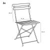 Laurence Bistroset - Set van 3 - Metaal - Lichtgroen - Afbeelding 8