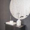 Spiegel - Rond - Rookglas - 80x1x80cm - Afbeelding 3