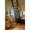 Yonker Plantentafel - Set van 2 - L35 x B25 x H80 cm - Gerecycled Hout - Bruin - Afbeelding 7