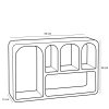 Frati Wandkast - L60 x B15 x H38 cm - FSC 100% - Off White - Afbeelding 5