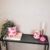 Pot - Kisses - Keramiek - Roze - 17,5x17,5x17,5cm - Afbeelding 3