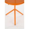 Aston Bijzettafel met Afneembaar Dienblad - H42 x Ø31 cm - Metaal - Oranje - Afbeelding 3