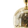 LAMP - TAK LAMP DISCO BALL - GLAS -GOLD - 20x20X20CM - Afbeelding 3
