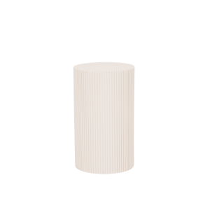 Bijzettafel / pilaarcilinder - MDF - zand - 30x54cm