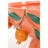 Melika Decoratie Schaal - H16 x Ø39 cm - Keramiek - Roze - Afbeelding 3