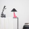 Lampenkap - Geplooid - Polyester - Zwart - 6x29,5x18cm - Afbeelding 7