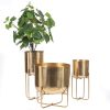 De koperplanter op stand - messing - l - Afbeelding 5