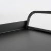 Nuri Dienblad - L60 x B28 x H7 cm - Metaal - Zwart - Afbeelding 2