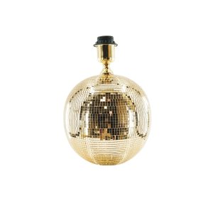 LAMP - TAK LAMP DISCO BALL - GLAS -GOLD - 20x20X20CM