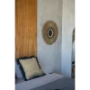 De Raffia Kussenhoes Vierkant - Naturel Zwart - 60x60 - Afbeelding 3