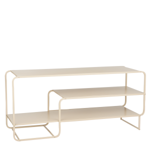Jules Salontafel - L110 x B38 x H50 cm - Metaal - Lichtbruin
